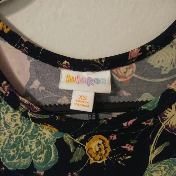 Lularoe Hi Low Pullover Floral Dress - Picture 3 of 5